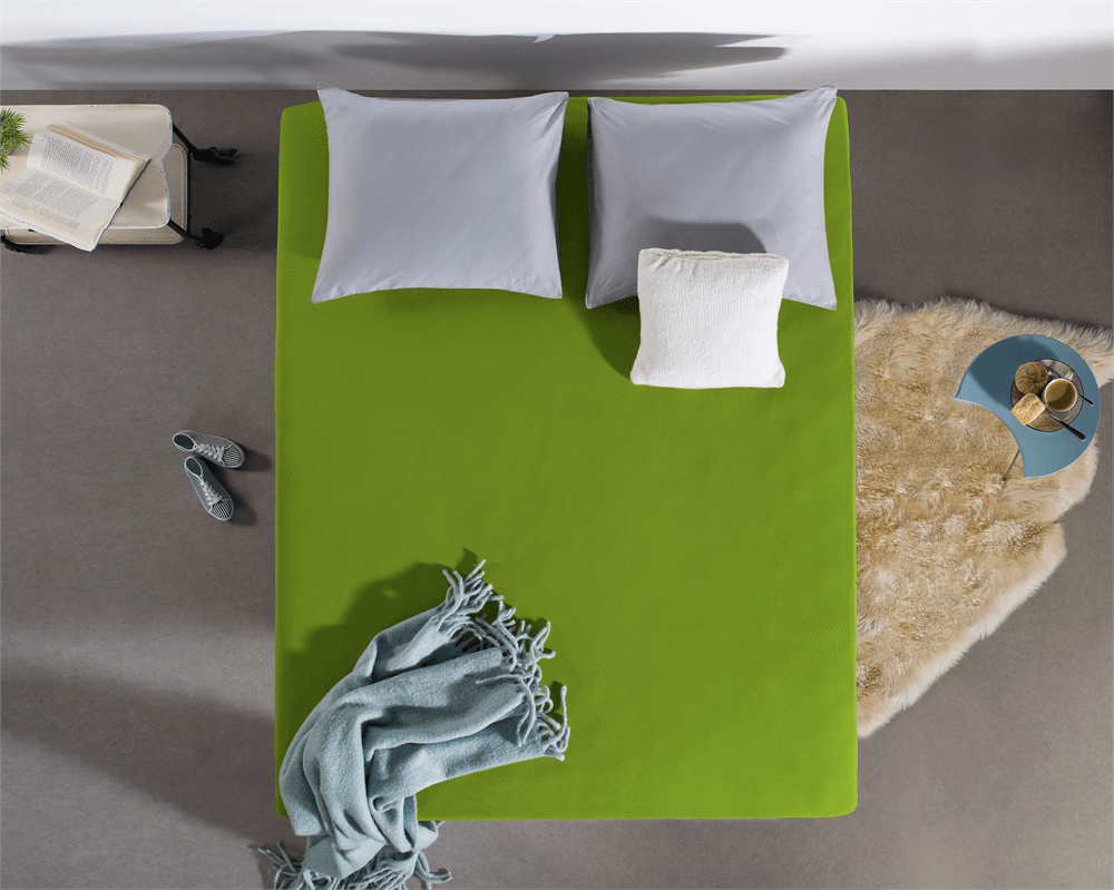 Dreamhouse Dubbel Jersey Hoeslaken Groen