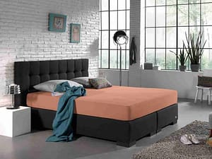 Dreamhouse Dubbel Jersey Hoeslaken Pastel Oranje