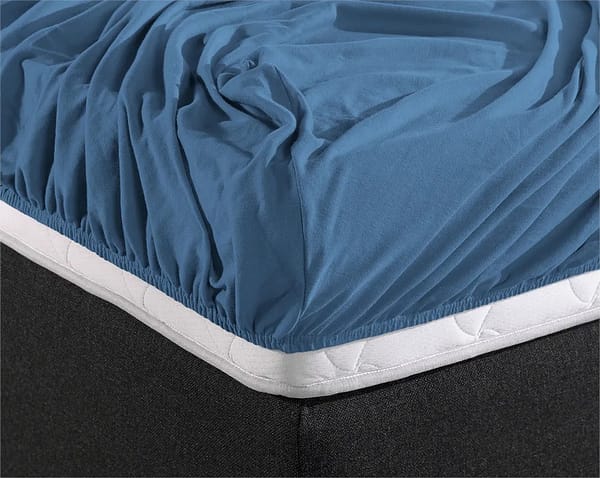 Dreamhouse Dubbel Jersey Hoeslaken Blauw