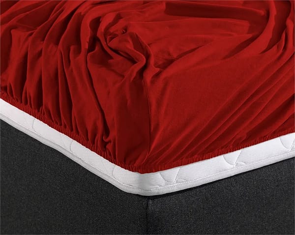 Dreamhouse Dubbel Jersey Hoeslaken Rood