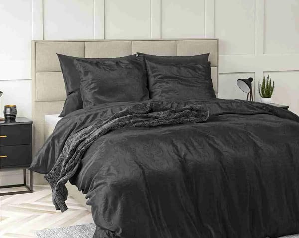 Sleeptime Embossed Velvet Sultan Zwart