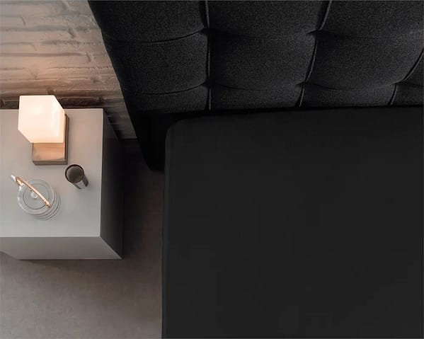 Dreamhouse Dubbel Jersey Hoeslaken Zwart