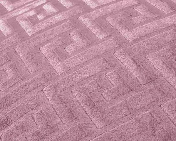 Sleeptime Embossed Velvet Fashion Roze
