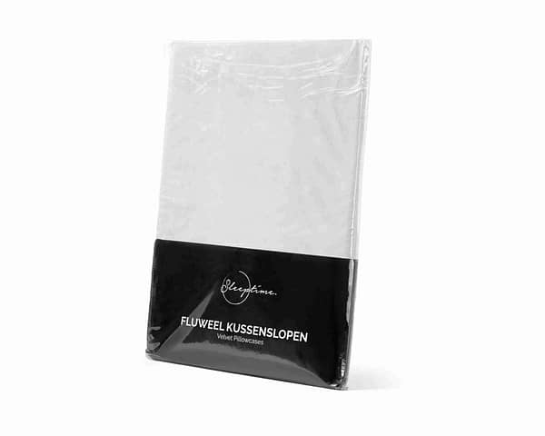 Sleeptime Velvet Kussensloop Wit