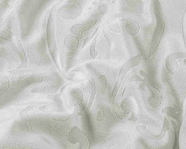 Sleeptime Embossed Velvet Sultan Wit