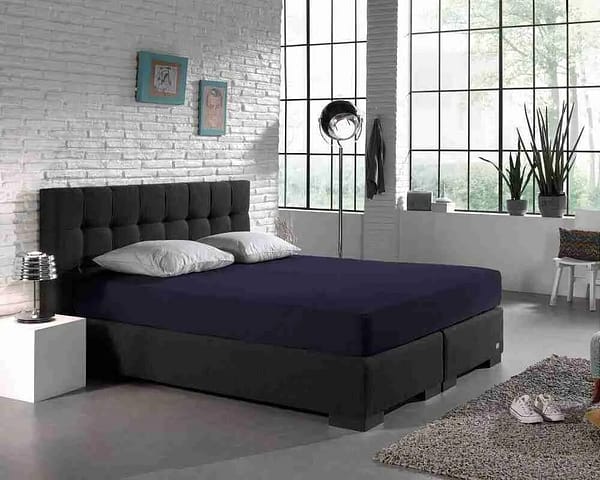 Dreamhouse Dubbel Jersey Hoeslaken Navy