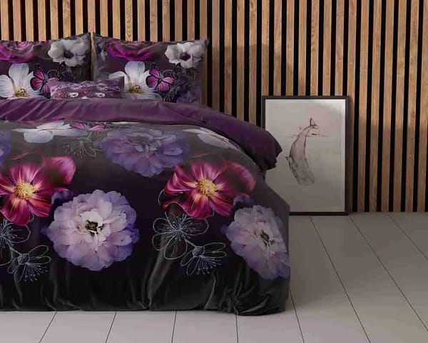 Sleeptime Magic Flower dekbedovertrek - Paars