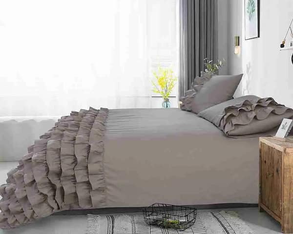Dreamhouse Cyprus Dekbedovertrek taupe
