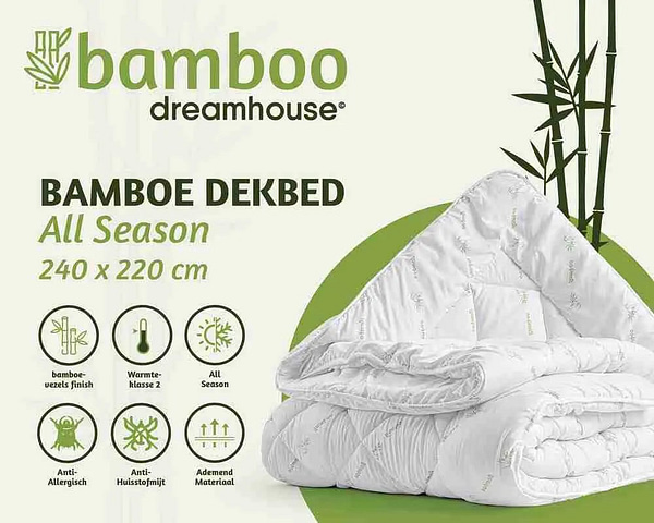 Dreamhouse Bali Bamboe Dekbed Wit