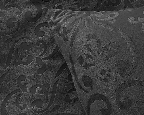 Sleeptime Embossed Velvet Sultan Zwart
