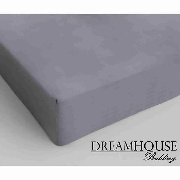 Dreamhouse Hoeslaken Katoen Grijs