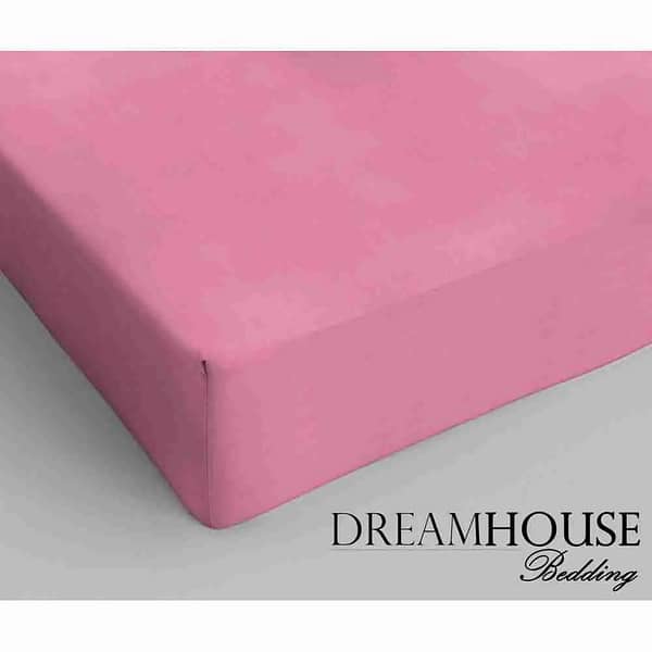 Dreamhouse Hoeslaken Katoen Pink
