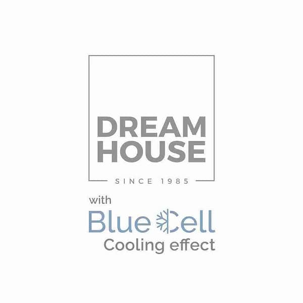 Dreamhouse 3D Blue Cell Tech Verkoelend Microgel Neksteun Kussen White
