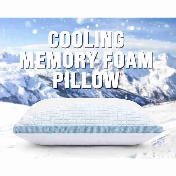 Dreamhouse 3D Blue Cell Tech Verkoelend Memory Foam Kussen White