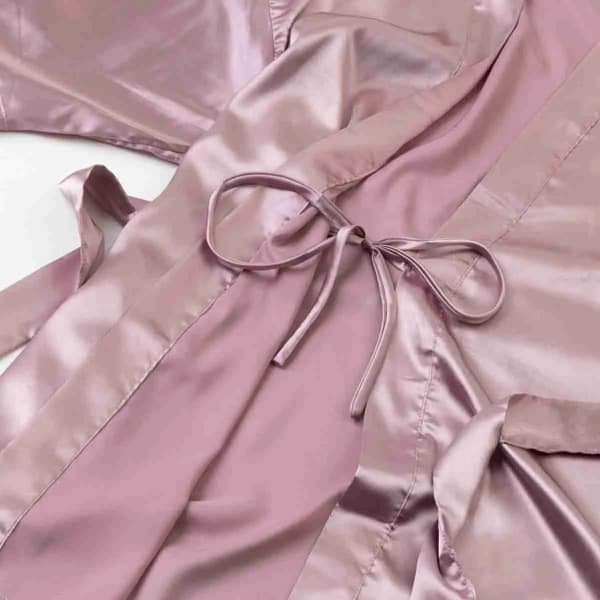Dreamhouse Kimono Satijn Oud Roze