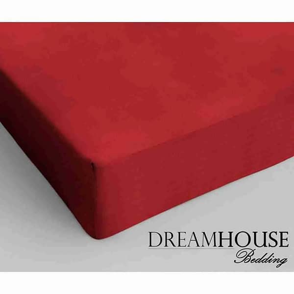 Dreamhouse Hoeslaken Katoen Red