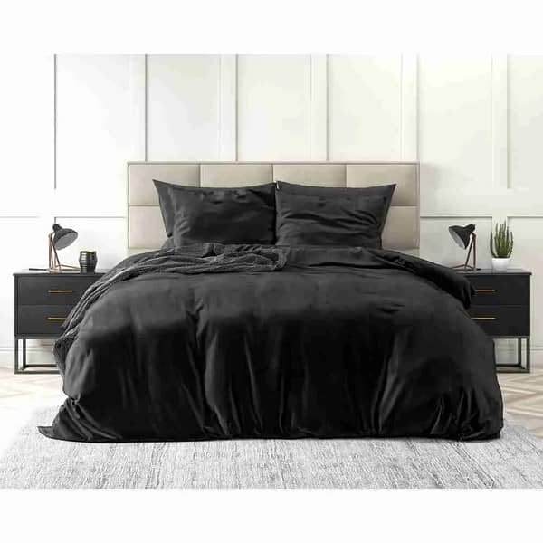 Sleeptime Velvet Uni Black